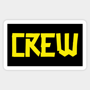 2 sides print- Gaffer Tape Technician- CREW Small Gaffer Yellow Sticker